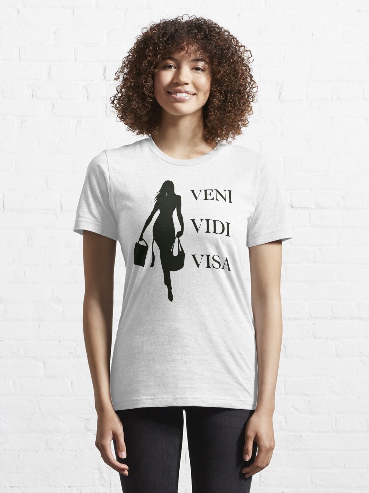 Camiseta Veni Vidi Vici - preta - estampa média - ZOO