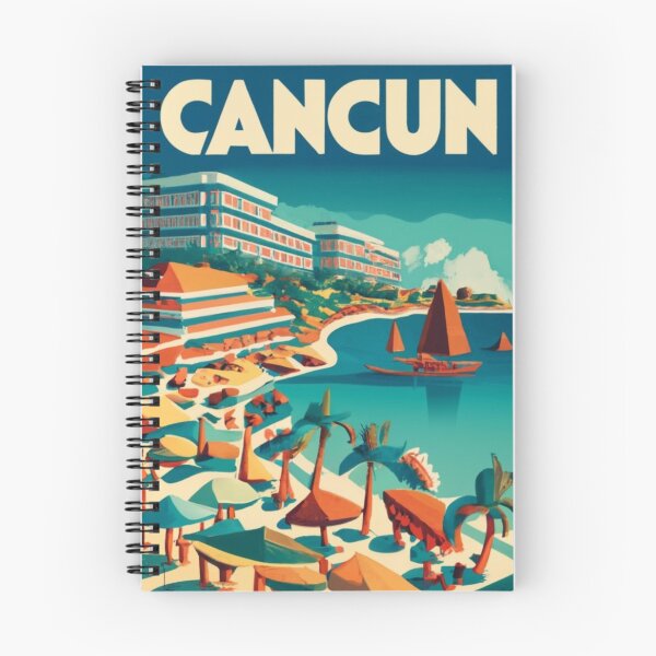 Artikelvorschau, Ein Vintage-Reiseplakat von Cancun - Mexiko entworfen und verkauft von GoodOldVintage.