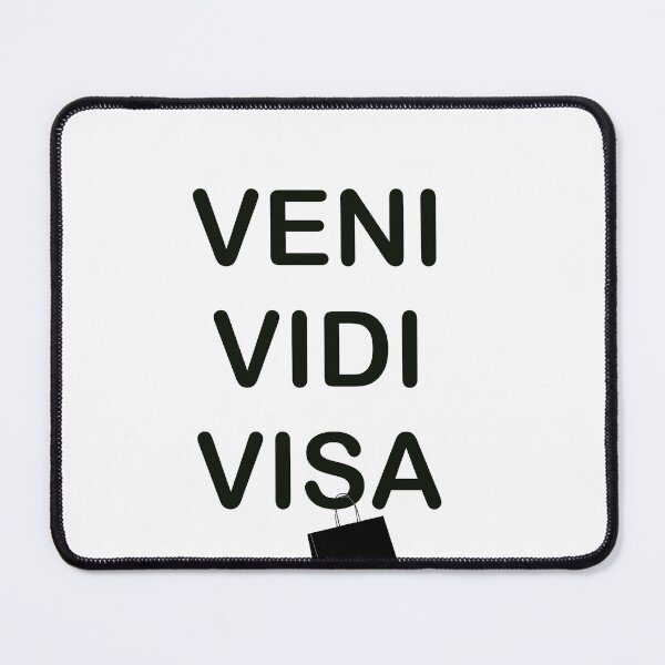 Artikelvorschau, VENI VIDI VISA. Ich bin gekommen und habe eingekauft entworfen und verkauft von SoulTrekking.