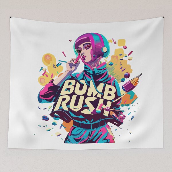 Item preview, bomb rush cyberfunk design designed and sold by DesignOasis-.