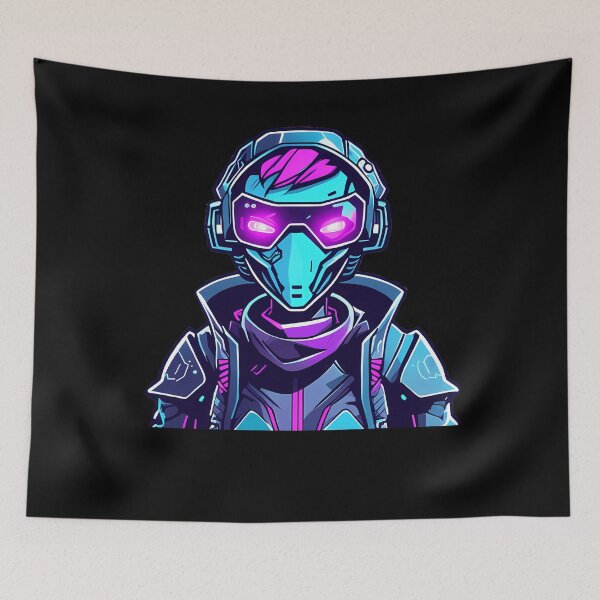 Item preview, Futuristic Cyberpunk Warrior designed and sold by Mechanical-Artt.