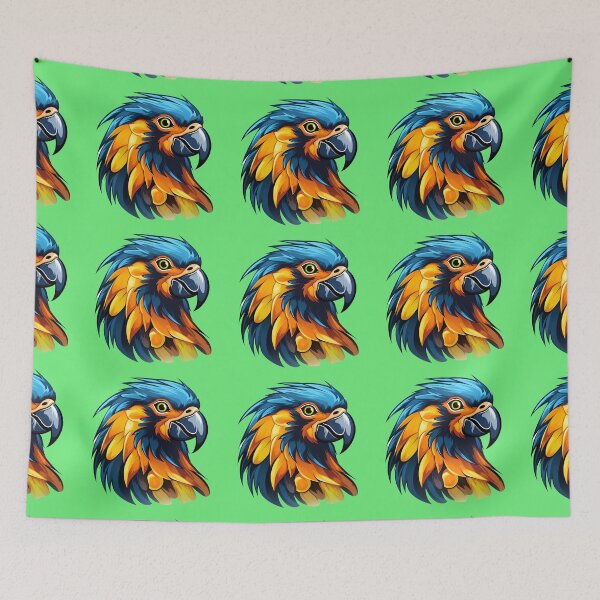 Item preview, Style Artistic Parrot Artwork Painting Draw Sticker Art Prints and more designed and sold by Kevin Lou.