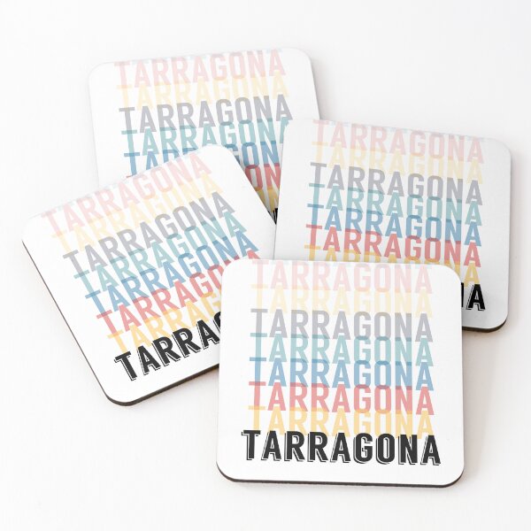 Item preview, Tarragona, Spain, multi coloured typography designed and sold by crispy-prints.