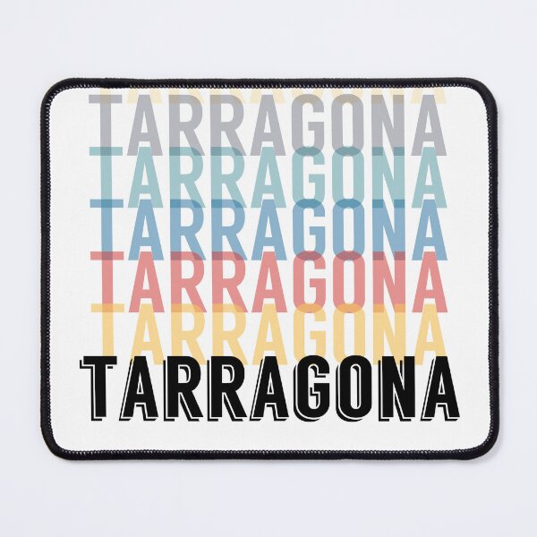 Item preview, Tarragona, Spain, multi coloured typography designed and sold by crispy-prints.