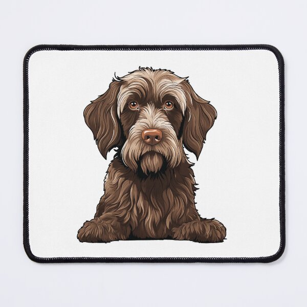Item preview, Wirehaired Pointing Griffon Dog Illustration designed and sold by whyitsme.