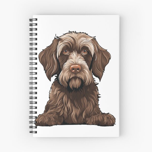 Item preview, Wirehaired Pointing Griffon Dog Illustration designed and sold by whyitsme.