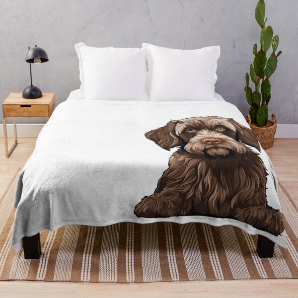 Item preview, Wirehaired Pointing Griffon Dog Illustration designed and sold by whyitsme.