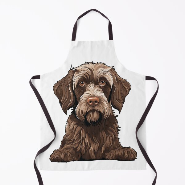 Item preview, Wirehaired Pointing Griffon Dog Illustration designed and sold by whyitsme.