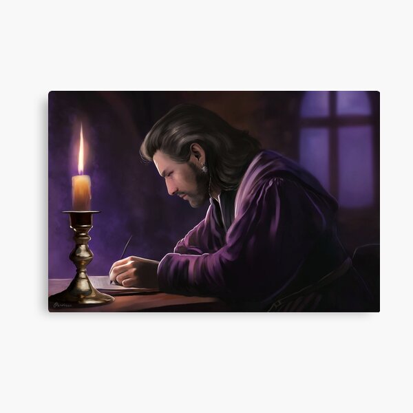 "music to study the weave to" (Lofi Gale) Canvas Print