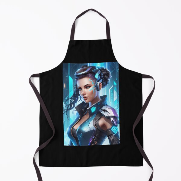 Item preview, Tech-Savvy Cyber Heroine designed and sold by Mechanical-Artt.