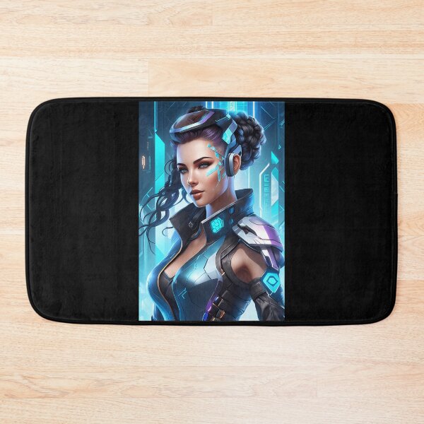 Item preview, Tech-Savvy Cyber Heroine designed and sold by Mechanical-Artt.