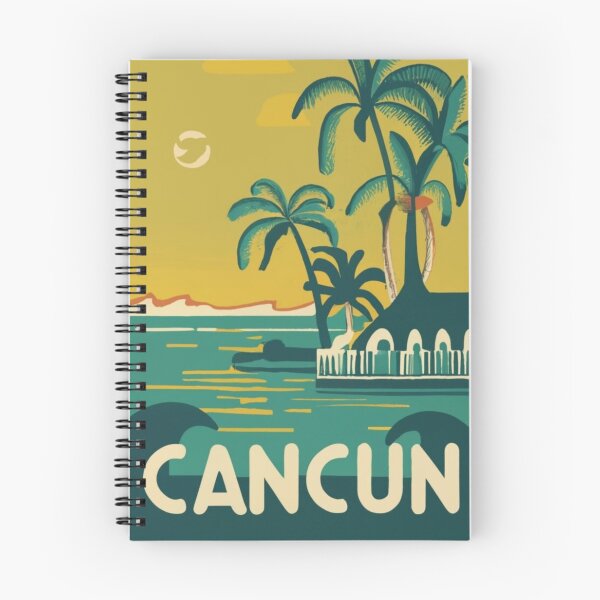 Item preview, A Vintage Travel Poster of Cancun - Mexico designed and sold by GoodOldVintage.
