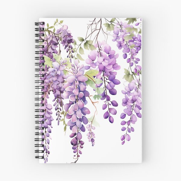 Item preview, Wisteria Wonderland: Enchanting Watercolor Dangling Florals for Puzzles and Tapestries designed and sold by EmeraldeaArt.