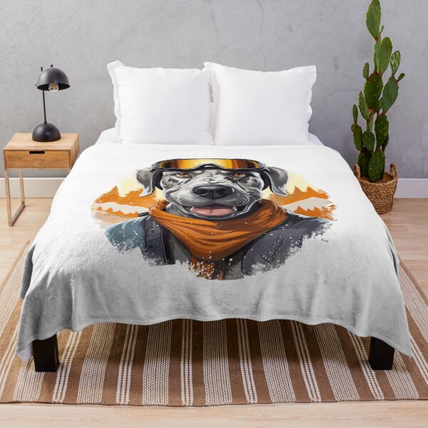 Item preview, Great Dane Ski Tee: Winter Adventure designed and sold by Moisky Patterns.