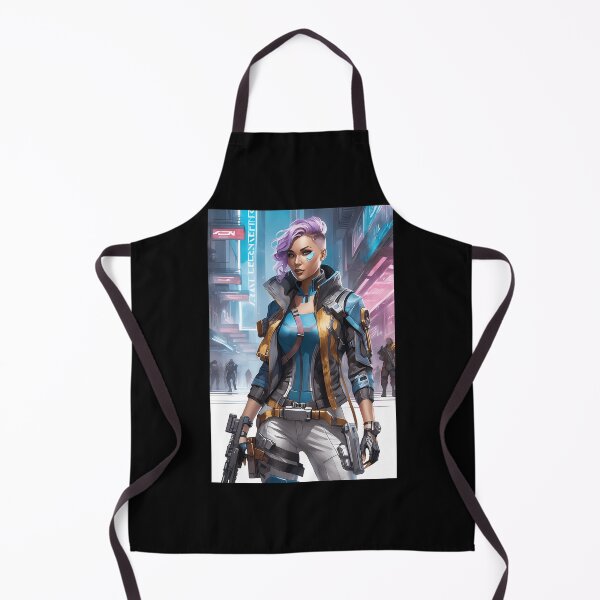 Item preview, Futuristic Cyberpunk Queen designed and sold by Mechanical-Artt.