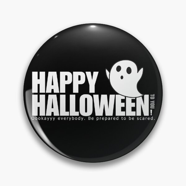 Item preview, Happy Halloween Black and White Ghost  designed and sold by Sunshine-Dreams.
