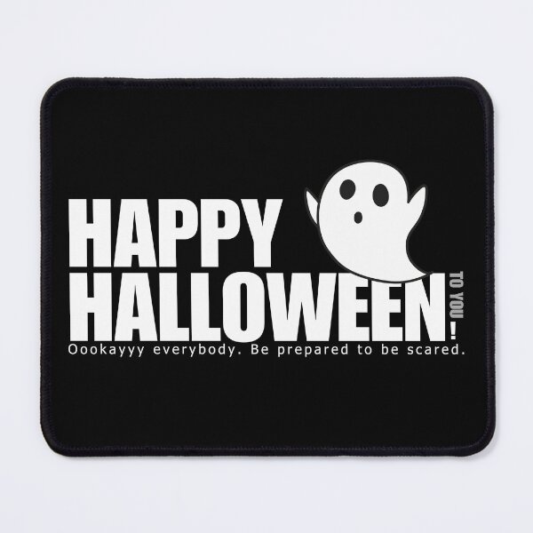 Item preview, Happy Halloween Black and White Ghost  designed and sold by Sunshine-Dreams.