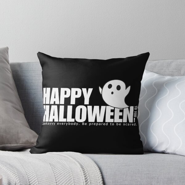 Item preview, Happy Halloween Black and White Ghost  designed and sold by Sunshine-Dreams.
