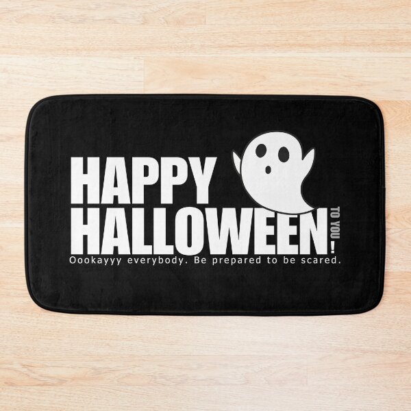 Item preview, Happy Halloween Black and White Ghost  designed and sold by Sunshine-Dreams.