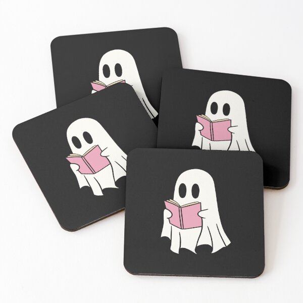 Item preview, Cute halloween ghost reading book designed and sold by Mateusz Majcherek.