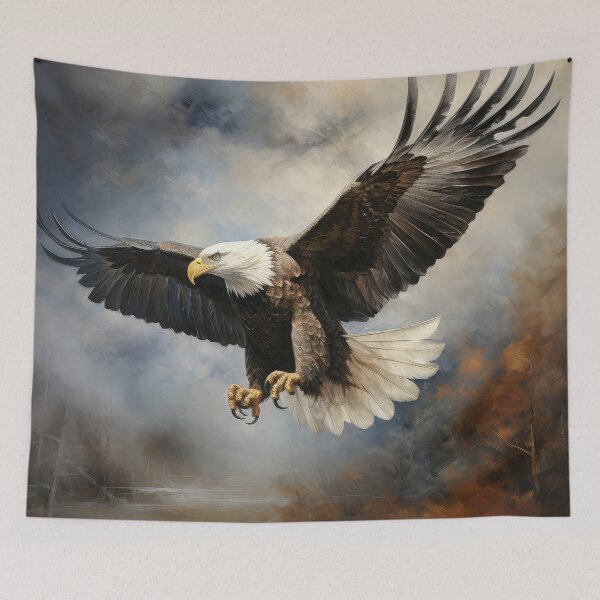 Item preview, Bald Eagle in Flight 02 designed and sold by Elisabeth Lucas.
