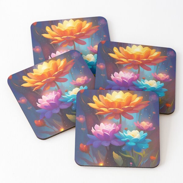Item preview, Colorful Flowers designed and sold by NocfyArtShop.