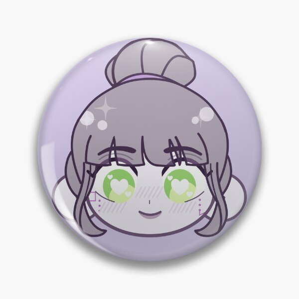 Item preview, Cookie Chibi Head Pixal Elemental Master Nindroid Blushing Heart Eyes designed and sold by Owlhana.