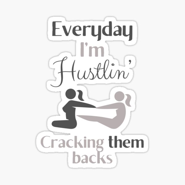 Item preview, Jeden Tag bin ich Hustlin' Cracking Backs designed and sold by alaitstartmerch.