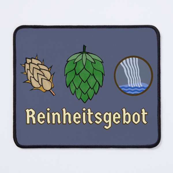 Item preview, Reinheitsgbot: Beer Ingredients - Barley, Hops, Water! designed and sold by Scottopia.