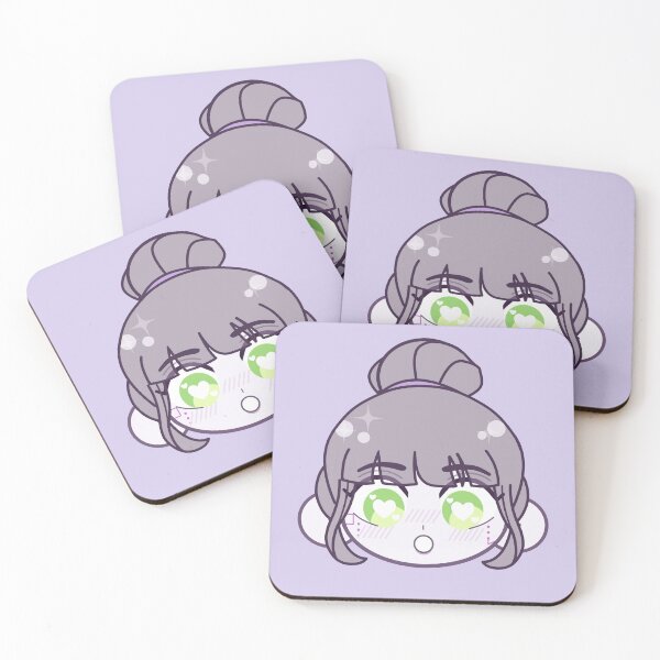 Item preview, Cookie Chibi Head Pixal Elemental Master Nindroid Blushing Gasp designed and sold by Owlhana.