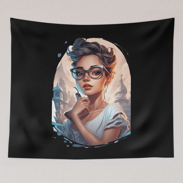 Item preview, Cute Watercolor Gamer Girl designed and sold by Mechanical-Artt.