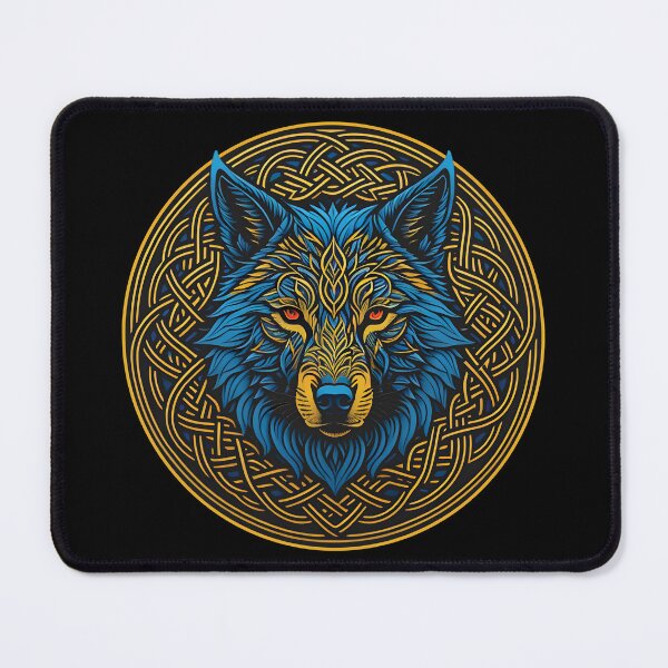 Item preview, Wolf's Head in Celtic Pattern designed and sold by nicestr.