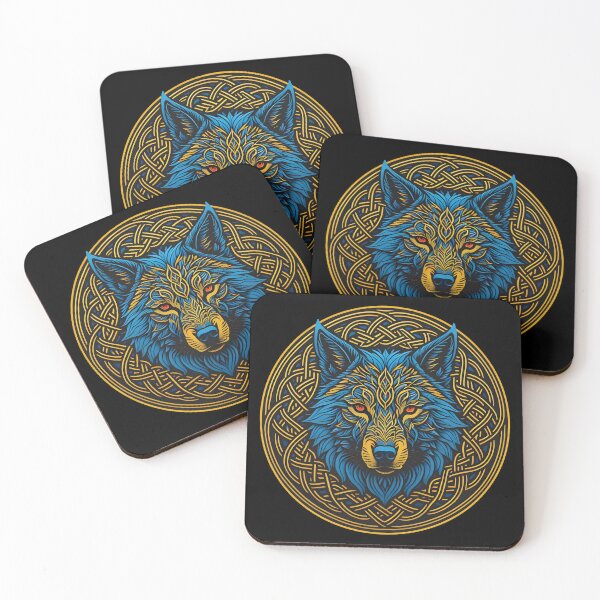 Item preview, Wolf's Head in Celtic Pattern designed and sold by nicestr.