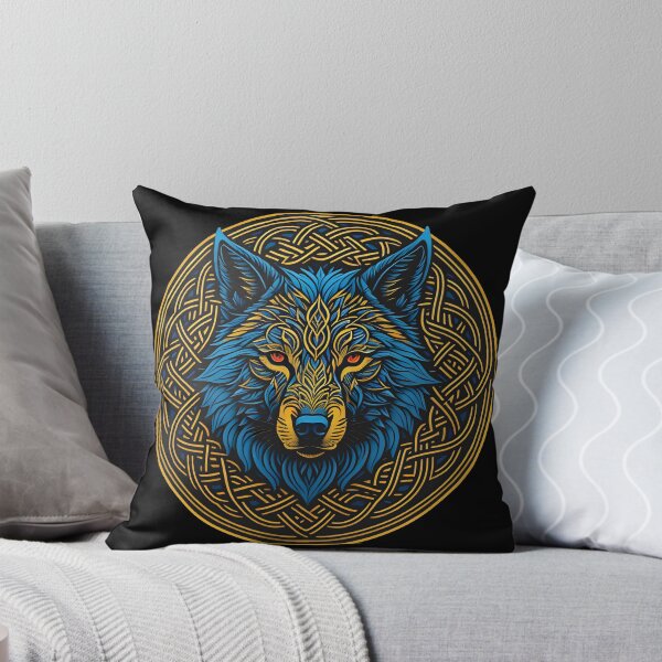 Item preview, Wolf's Head in Celtic Pattern designed and sold by nicestr.