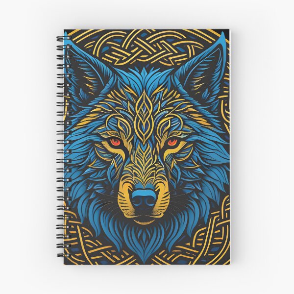 Item preview, Wolf's Head in Celtic Pattern designed and sold by nicestr.