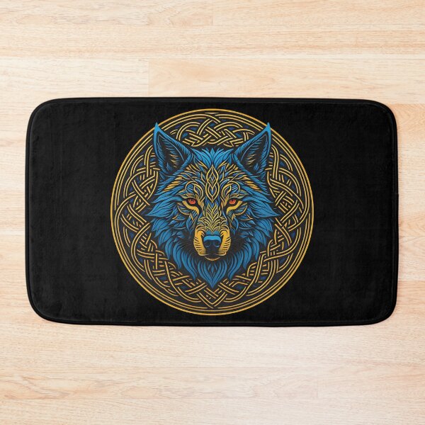 Item preview, Wolf's Head in Celtic Pattern designed and sold by nicestr.