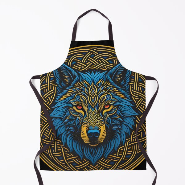 Item preview, Wolf's Head in Celtic Pattern designed and sold by nicestr.