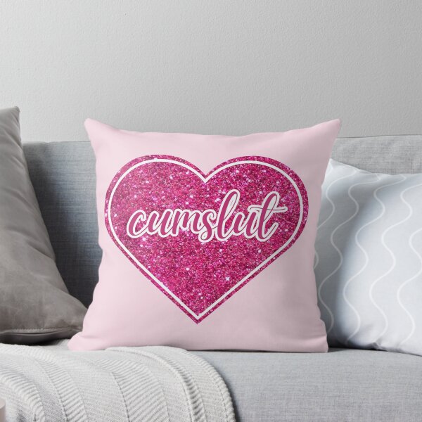 Item preview, Cum slut | Hot Pink Glitter Heart designed and sold by KinkShoppe.