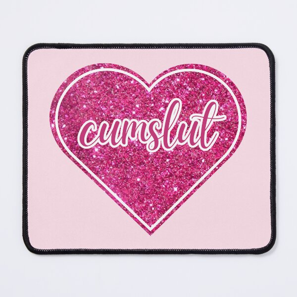 Item preview, Cum slut | Hot Pink Glitter Heart designed and sold by KinkShoppe.