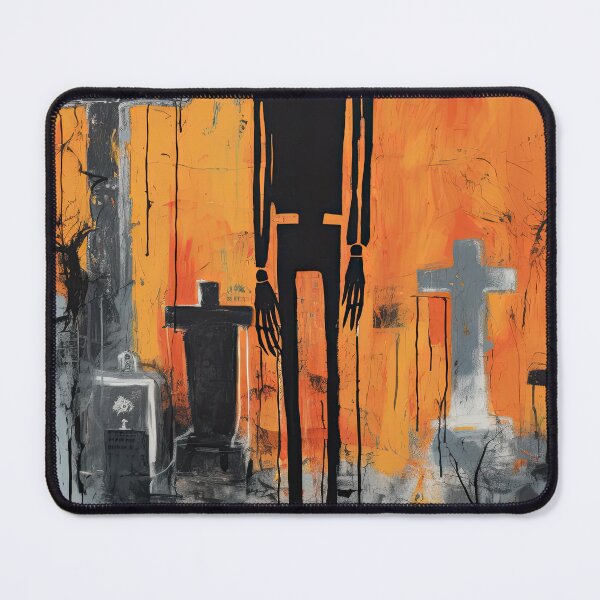 Item preview, A ghost rising from the grave for Halloween designed and sold by TheOosh.