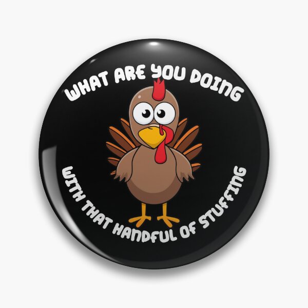 Item preview, A Nervous Thanksgiving Turkey Worrying about a Handful Of Stuffing  designed and sold by Culveays.
