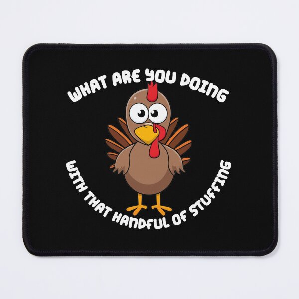Item preview, A Nervous Thanksgiving Turkey Worrying about a Handful Of Stuffing  designed and sold by Culveays.