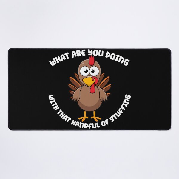Item preview, A Nervous Thanksgiving Turkey Worrying about a Handful Of Stuffing  designed and sold by Culveays.
