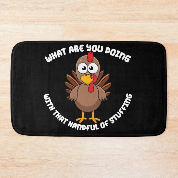 Item preview, A Nervous Thanksgiving Turkey Worrying about a Handful Of Stuffing  designed and sold by Culveays.