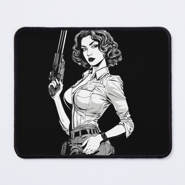 Item preview, Noir Gamer Girl designed and sold by Mechanical-Artt.