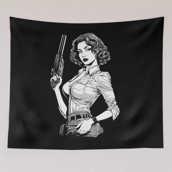 Item preview, Noir Gamer Girl designed and sold by Mechanical-Artt.