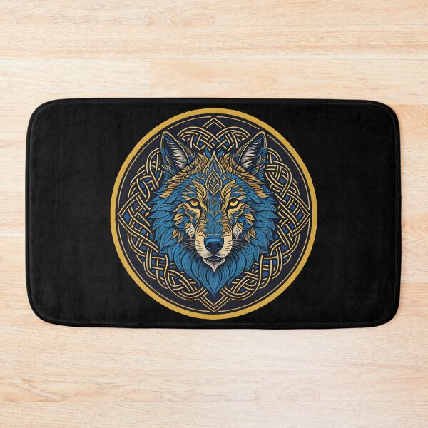 Item preview, Wolf's Head in Celtic Knots designed and sold by nicestr.