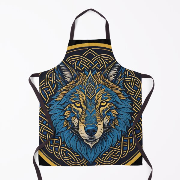 Item preview, Wolf's Head in Celtic Knots designed and sold by nicestr.