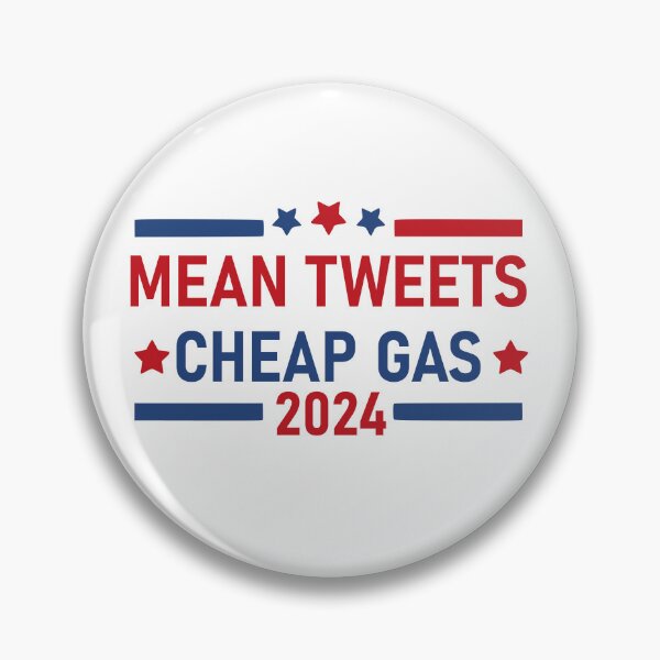 Item preview, Mean Tweets Cheap Gas Trump 2024 Republican Funny Joke designed and sold by Tee America.