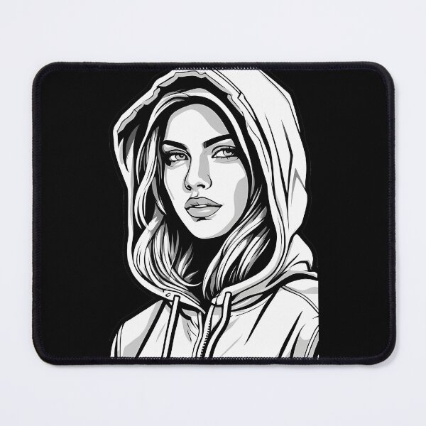 Item preview, Retro Heroine in Monochrome designed and sold by Mechanical-Artt.